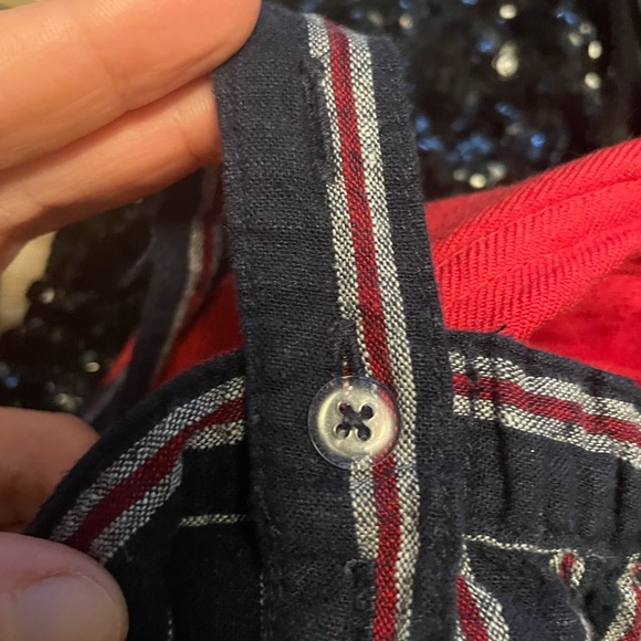 Dex Pinstripe Romper - Picture 2 of 6